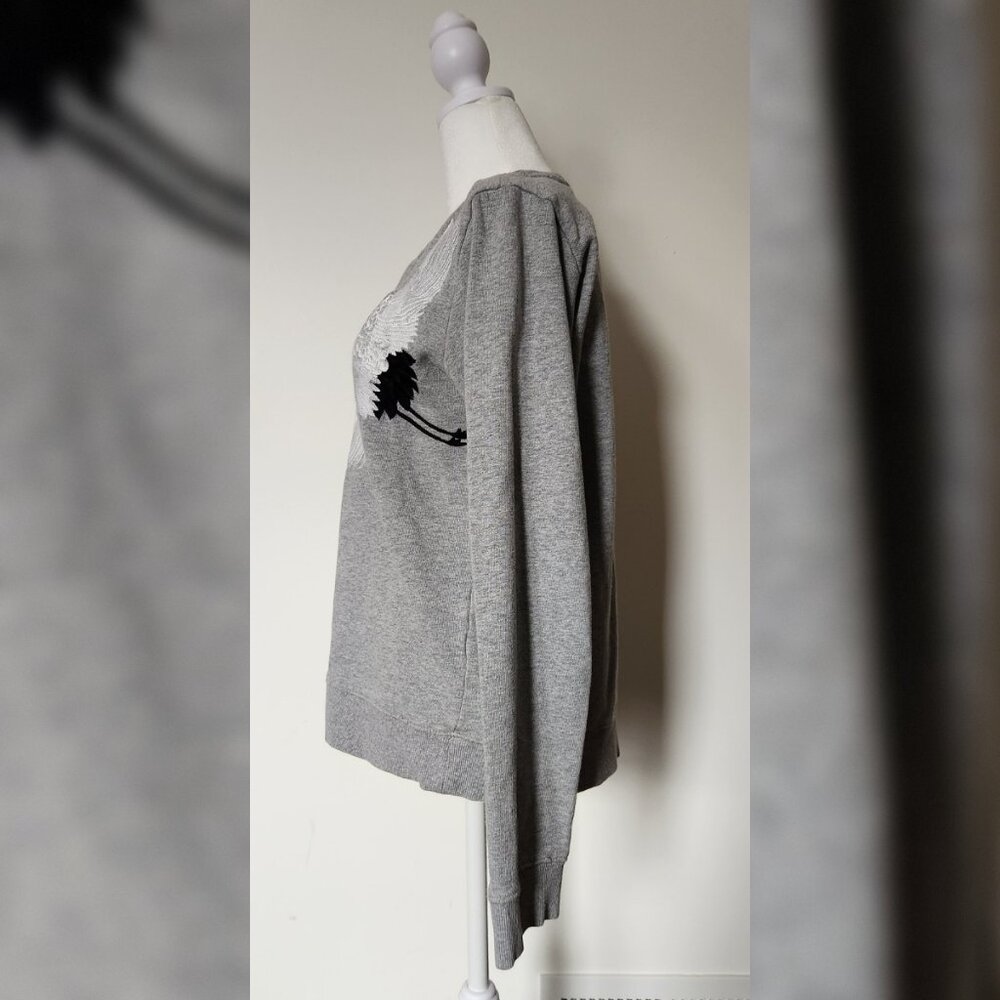 Lucky Brand Embroidered Crane Sweatshirt - Picture 2 of 4